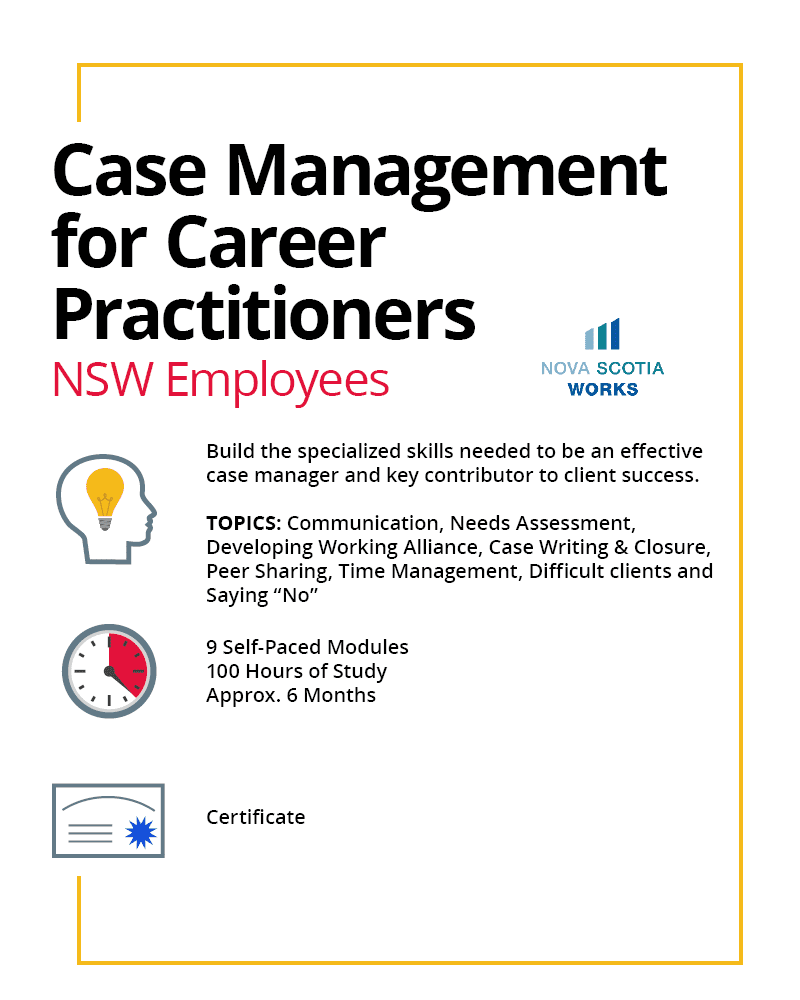 Case Management for Career Practitioners Banner | NSCDA