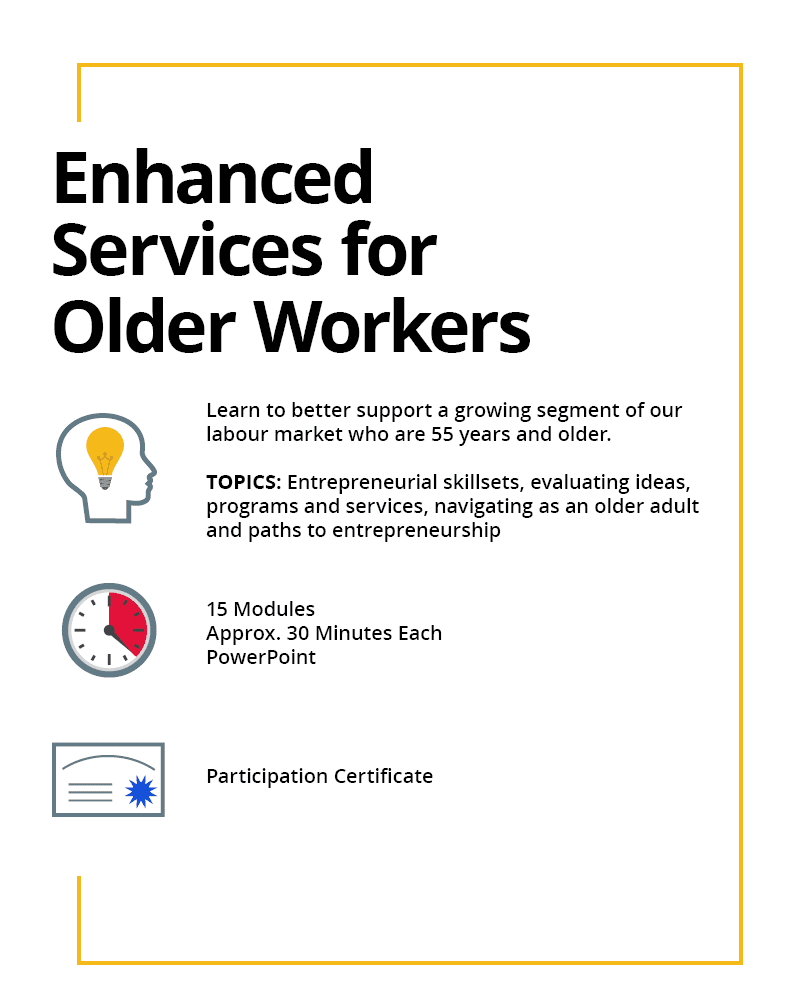 Enhanced Services for Older Workers Banner | NSCDA