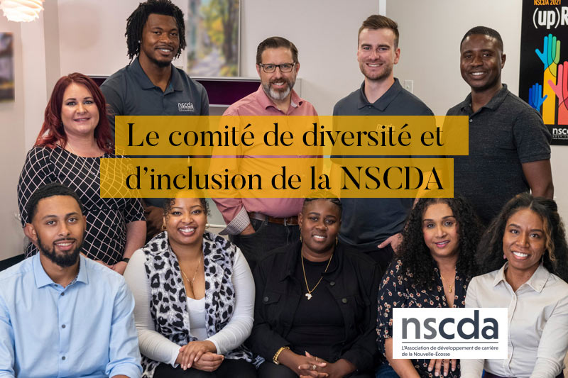 Photo du comité de diversité et d'inclusion de la NSCDA