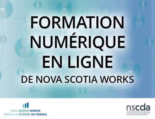 Formation numérique en ligne de Nova Scotia Works